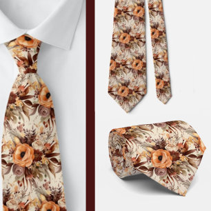 Cravate Tie pour homme Nœud papillon floral pour mariage