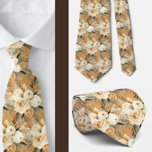 Cravate Tie pour homme Nœud papillon floral pour mariage