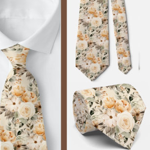 Cravate Tie pour homme Nœud papillon floral pour mariage