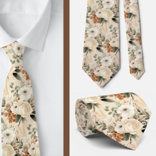 Cravate Tie pour homme Nœud papillon floral pour mariage