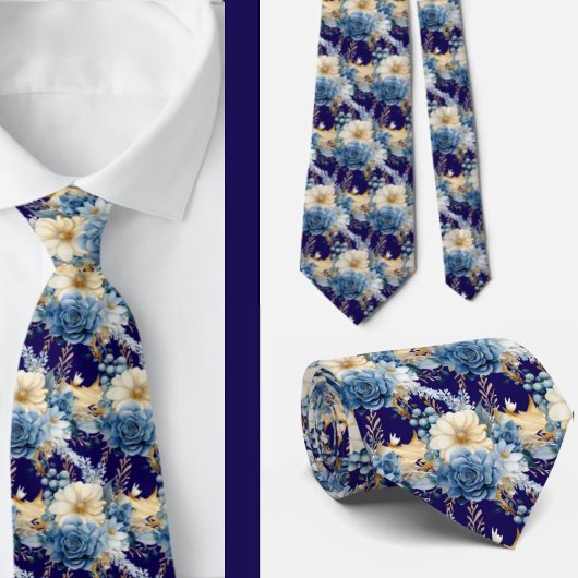 Cravate Tie pour homme | Nœud papillon floral pour mariage