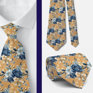 Cravate Tie pour homme Nœud papillon floral pour mariage