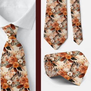 Cravate Tie pour homme Nœud papillon floral pour mariage