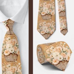 Cravate Tie pour homme Nœud papillon floral pour mariage