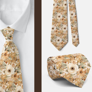 Cravate Tie pour homme Nœud papillon floral pour mariage