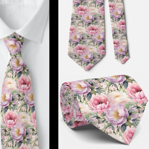 Cravate Tie pour homme Nœud papillon floral pour mariage