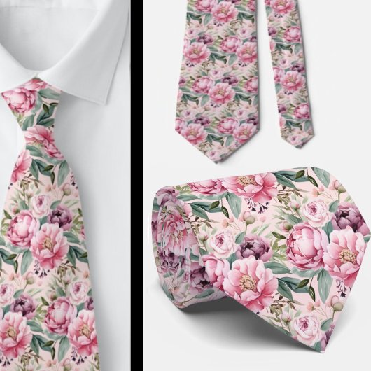 Cravate Tie pour homme | Nœud papillon floral pour mariage