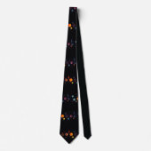 Cravate Tie pour hommes imprimé Système Solaire (Devant)