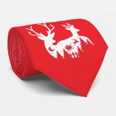 Cravate Tie : Rejoice & Believe (red) (Roulé)