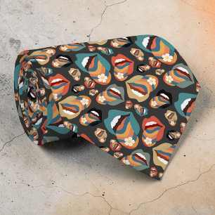 Cravate Tie rétro classique personnalisé des années 70