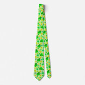 Cravate Tie Shamrock St. Patrick's Day (Devant)