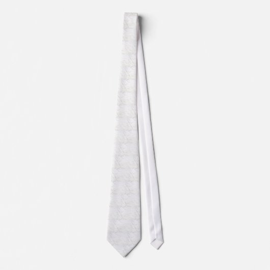 Cravate Tie Texturé Blanc (Devant)