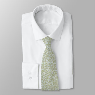 Cravate Tie vintage floral impérial français à vignes