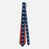 Cravate Tie with Flag of Mississippi, USA (Devant)