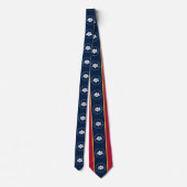 Cravate Tie with Flag of Mississippi, USA (Dos)