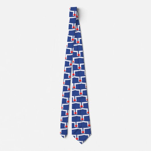 Cravate Tie with Flag of Toronto, Ontario (Dos)