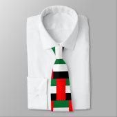 Cravate Tie with Flag of United Arab Emirates (Attaché)