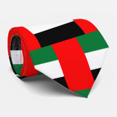 Cravate Tie with Flag of United Arab Emirates (Roulé)