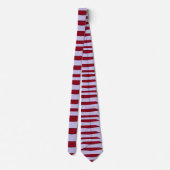 Cravate Tie zèbre pour hommes (Dos)