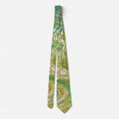 Cravate Tied Abstrait Vert 2 Course (Dos)