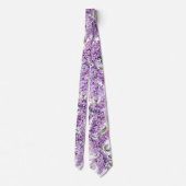 Cravate Tied de cou lilas (Dos)
