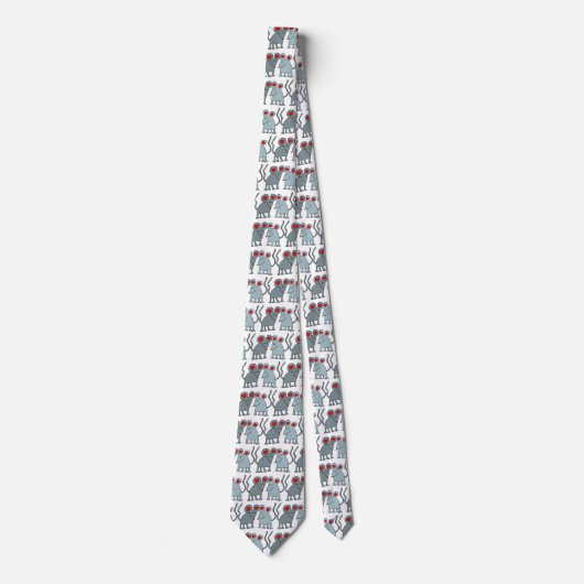 Cravate Tied de cou pour souris de la Saint-Valentin (Devant)