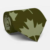 Cravate Tied de feuille d'érable (Roulé)
