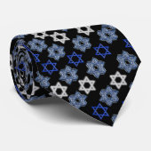 Cravate Tied de l'étoile de David (Roulé)