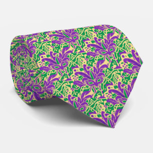 Cravate Tied de Mardi Gras Méfaits Masqués