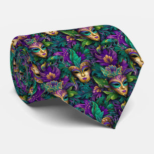 Cravate Tied de Mardi Gras pour homme