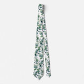 Cravate Tied de mariage au eucalyptus (Devant)