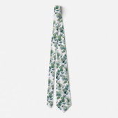 Cravate Tied de mariage au eucalyptus (Dos)