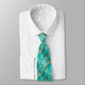 Cravate Tied de pierre de luxe | Marbre turquoise, sarcell (Attaché)