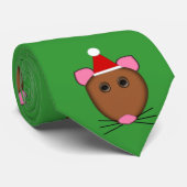 Cravate Tied de souris joyeux Noël (Roulé)