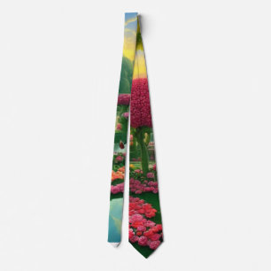 Cravate Tied floral