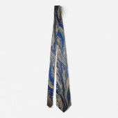 Cravate Tied Marbré Bleu (Dos)