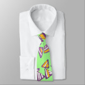 Cravate Tied Nacho sur Electric Mint (Attaché)