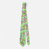 Cravate Tied Nacho sur Electric Mint (Devant)