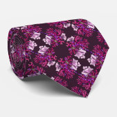 Cravate Tied Neck de Sirène Océan Violet (Roulé)