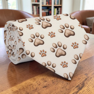 Cravate Tied Personnalisée aux Couleurs Rétro Neutres avec