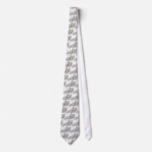 Cravate Tied Triple Twirl Argenté