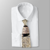 Cravate Tiedé à motif de pierre (Attaché)