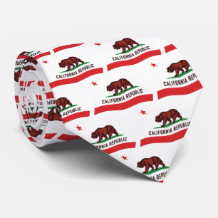 Cravate Tiedé du drapeau de Californie