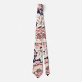 Cravate tiedesign floral fleurs (Devant)