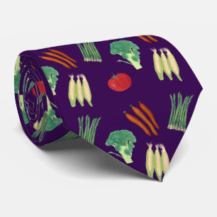 Cravate Ties Assortiment de Légumes Colorés