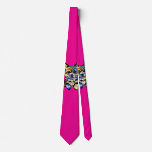 Cravate Ties de chien pour mariage (Devant)