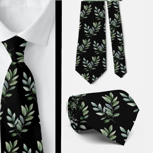 Cravate Ties de cou formels en eucalyptus | Simples et cla