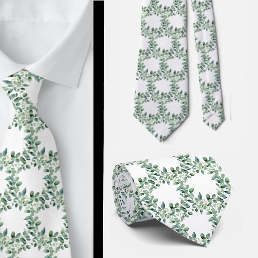 Cravate Ties de cou formels en eucalyptus | Simples et cla