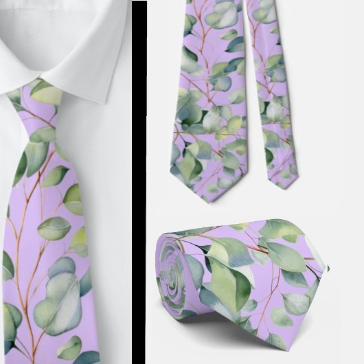 Cravate Ties de cou formels en eucalyptus | Simples et cla