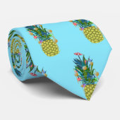 Cravate Ties de cou Fun Pineapple Christmas Trees (Roulé)